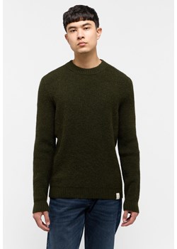 MUSTANG EMIL C CREW MĘSKI SWETER ELEGANCKI RIFLE GREEN 1015801 6514 ze sklepu YouNeedit.pl w kategorii Swetry męskie - zdjęcie 187321774