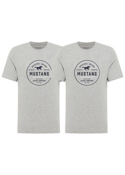 2 - PAK T-Shirt Mustang Style Alex Mid Grey Mélange 1017334 4140 ze sklepu YouNeedit.pl w kategorii T-shirty męskie - zdjęcie 187321984