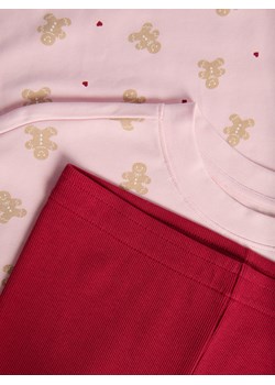 Reserved - Piżama ze świątecznym nadrukiem - fioletowy - id: 019HE-44X - marki Reserved - 187322170 Reserved - Piżama ze świątecznym nadrukiem - fioletowy ze sklepu Reserved w kategorii Piżamy damskie - zdjęcie 187322170