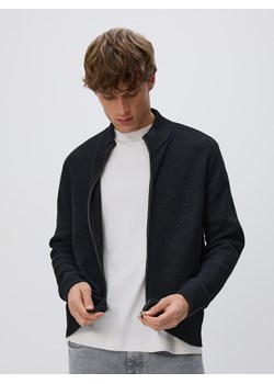 Reserved - Rozpinany sweter ze stójką - czarny - id: 226FT-99M - marki Reserved - 187322232 Reserved - Rozpinany sweter ze stójką - czarny ze sklepu Reserved w kategorii Swetry męskie - zdjęcie 187322232