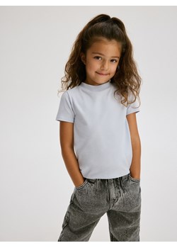 Reserved - Bawełniany t-shirt - jasnoniebieski - id: 740BF-05X - marki Reserved - 187322314 Reserved - Bawełniany t-shirt - jasnoniebieski ze sklepu Reserved w kategorii Bluzki dziewczęce - zdjęcie 187322314