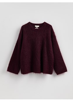 Reserved - Sweter z moherem - mahoniowy - id: 765GL-93X - marki Reserved - 187322323 Reserved - Sweter z moherem - mahoniowy ze sklepu Reserved w kategorii Swetry damskie - zdjęcie 187322323