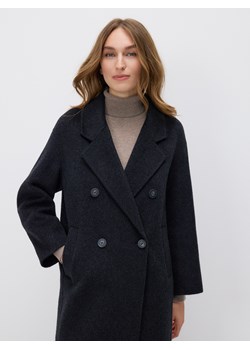 Reserved - Płaszcz handmade z wełną - czarny - id: VZ739-99M - marki Reserved - 187322361 Reserved - Płaszcz handmade z wełną - czarny ze sklepu Reserved w kategorii Płaszcze damskie - zdjęcie 187322361