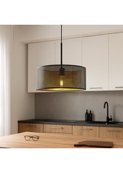 Czarna lampa wisząca nad stół SINTRA AŻUR fi - 40 cm - kolor czarny - id: 11721 - marki Ciekot Partners Sp. Z O. O. - 187322402 Czarna lampa wisząca nad stół SINTRA AŻUR fi - 40 cm - kolor czarny ze sklepu Lysne w kategorii Lampy wiszące - zdjęcie 187322402