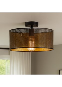 Czarny plafon sufitowy WENECJA AŻUR fi - 40 cm - kolor czarny - id: 12182 - marki Ciekot Partners Sp. Z O. O. - 187322412 Czarny plafon sufitowy WENECJA AŻUR fi - 40 cm - kolor czarny ze sklepu Lysne w kategorii Lampy sufitowe - zdjęcie 187322412