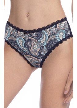 2-pack bawełniane figi damskie L-1541BI, Kolor granatowy-wzór, Rozmiar L, LAMA ze sklepu Primodo w kategorii Majtki damskie - zdjęcie 187322791