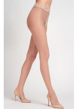 Rajstopy damskie z koronkowym pasem naturalne 2640 40 DEN, Kolor naturalny, Rozmiar 2, LEGS - id: 221820 - marki Legs - 187322821 Rajstopy damskie z koronkowym pasem naturalne 2640 40 DEN, Kolor naturalny, Rozmiar 2, LEGS ze sklepu Primodo w kategorii Rajstopy - zdjęcie 187322821