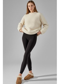 Czarne legginsy termiczne z ciepłym futerkiem od wewnątrz 665 Thermo, Kolor czarny, Rozmiar S/M, LEGS ze sklepu Primodo w kategorii Spodnie damskie - zdjęcie 187322843