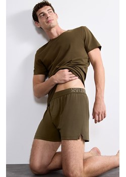 Sloggi bawełniane bokserki męskie Boxer Shorts 10215473-7305, Kolor khaki, Rozmiar L, Sloggi ze sklepu Primodo w kategorii Majtki męskie - zdjęcie 187322983