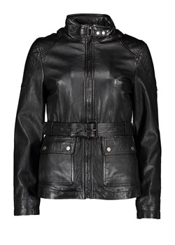 7eleven Skórzana kurtka "Kati" w kolorze czarnym - id: 11879426 - marki 7eleven - 187323150 7eleven Skórzana kurtka "Kati" w kolorze czarnym ze sklepu Limango Polska w kategorii Kurtki damskie - zdjęcie 187323150