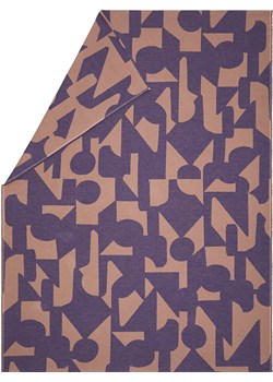 David Fussenegger Koc flanelowy &quot;Luca&quot; w kolorze fioletowo-beżowym ze sklepu Limango Polska w kategorii Tekstylia - zdjęcie 187323364