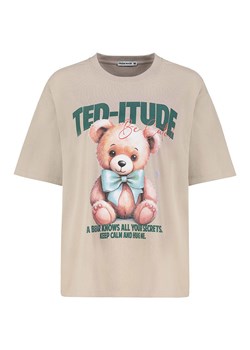 Sublevel Koszulka w kolorze beżowym - id: 17859569 - marki SUBLEVEL - 187323501 Sublevel Koszulka w kolorze beżowym ze sklepu Limango Polska w kategorii Bluzki damskie - zdjęcie 187323501