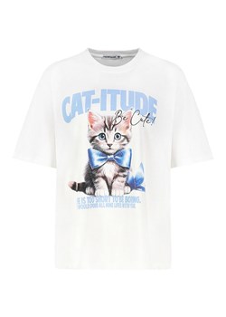 Sublevel Koszulka w kolorze białym ze sklepu Limango Polska w kategorii Bluzki damskie - zdjęcie 187323504