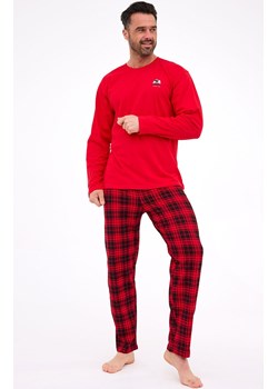 Świąteczna bawełniana piżama męska 124/305, Kolor czerwony-wzór, Rozmiar 2XL, Cornette - id: 221634 - marki Cornette - 187323903 Świąteczna bawełniana piżama męska 124/305, Kolor czerwony-wzór, Rozmiar 2XL, Cornette ze sklepu Intymna w kategorii Piżamy męskie - zdjęcie 187323903