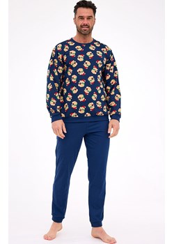 Bawełniana piżama męska w misie Teddy 6 457/293, Kolor granatowy-wzór, Rozmiar 2XL, Cornette ze sklepu Intymna w kategorii Piżamy męskie - zdjęcie 187323922