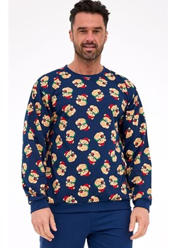 Bawełniana piżama męska w misie Teddy 6 457/293, Kolor granatowy-wzór, Rozmiar 2XL, Cornette ze sklepu Intymna w kategorii Piżamy męskie - zdjęcie 187323923