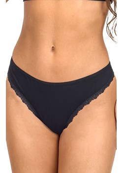 Figi damskie brazyliany bawełniane czarne 253, Kolor czarny, Rozmiar S, Donna ze sklepu Intymna w kategorii Majtki damskie - zdjęcie 187324020