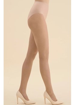 Rajstopy damskie w linie i kropki beżowe Moana 20 DEN, Kolor beżowy, Rozmiar 2, Gabriella ze sklepu Intymna w kategorii Rajstopy - zdjęcie 187324081