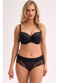 Gaia biustonosz półusztywniany semi-soft czarny Sandy 594, Kolor czarny, Rozmiar 80B, Gaia ze sklepu Intymna w kategorii Biustonosze - zdjęcie 187324150