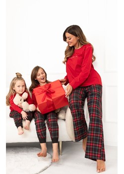 Długa bawełniana piżama męska czerwona Rusoli, Kolor czerwony-wzór, Rozmiar M, Italian Fashion ze sklepu Intymna w kategorii Piżamy męskie - zdjęcie 187324283