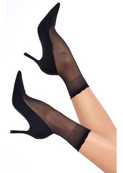 Skarpetki damskie tiulowe czarne 12511 Sprinkle 20 DEN, Kolor czarny, Rozmiar uniwersalny, Knittex ze sklepu Intymna w kategorii Skarpetki damskie - zdjęcie 187324303