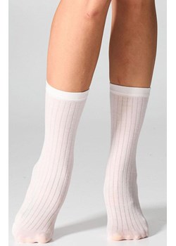 2-pack skarpetki damskie z wełną kremowe W12 Merino, Kolor kremowy, Rozmiar uniwersalny, LEGS ze sklepu Intymna w kategorii Skarpetki damskie - zdjęcie 187324382