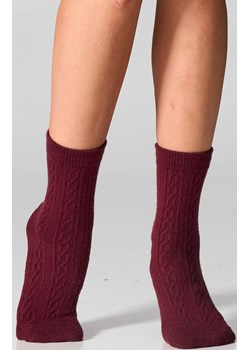 2-pack skarpetki damskie różowo-bordowe WC28 Velvet, Kolor różowo-bordowy, Rozmiar 36-40, LEGS ze sklepu Intymna w kategorii Skarpetki damskie - zdjęcie 187324393