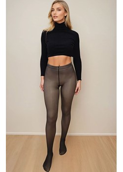 Rajstopy zimowe kryjące z efektem nude 880 DEN 7801, Kolor czarno-beżowy, Rozmiar S, Magnetis ze sklepu Intymna w kategorii Rajstopy - zdjęcie 187324400