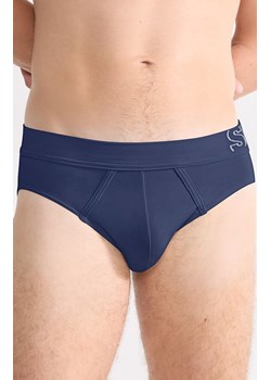 Sloggi bawełniane slipy męskie midi Briefs 10215471-1771, Kolor ciemnoniebieski, Rozmiar L, Sloggi ze sklepu Intymna w kategorii Majtki męskie - zdjęcie 187324531