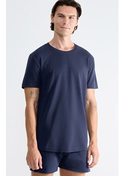 Sloggi bawełniany t-shirt męski na krótki rękaw SLG 10215508-1771, Kolor ciemnoniebieski, Rozmiar L, Sloggi ze sklepu Intymna w kategorii T-shirty męskie - zdjęcie 187324600