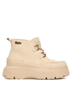 Botki Buffalo Olympia Chukka Warm 1622612 Beżowy ze sklepu eobuwie.pl w kategorii Botki - zdjęcie 187324842