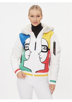 Rossignol Kurtka narciarska Space RLMWJ51 Biały Regular Fit - id: 0000303411701 - marki Rossignol - 187325043 Rossignol Kurtka narciarska Space RLMWJ51 Biały Regular Fit ze sklepu MODIVO w kategorii Kurtki damskie - zdjęcie 187325043
