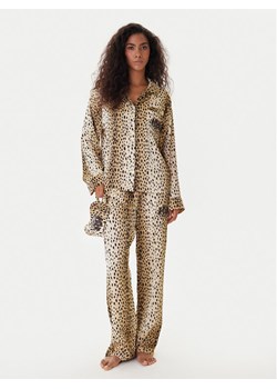Juicy Couture Piżama JCLPJ225504 Beżowy Relaxed Fit ze sklepu MODIVO w kategorii Piżamy damskie - zdjęcie 187325063