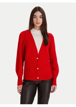 Morgan Sweter 252-MGOJI Czerwony Regular Fit - id: 0000305581433 - marki Morgan - 187325090 Morgan Sweter 252-MGOJI Czerwony Regular Fit ze sklepu MODIVO w kategorii Swetry damskie - zdjęcie 187325090