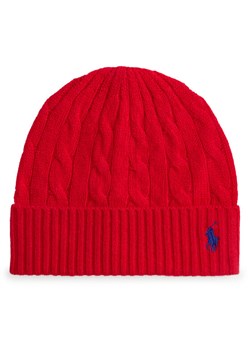 Polo Ralph Lauren Czapka 455981442009 Czerwony ze sklepu MODIVO w kategorii Czapki zimowe damskie - zdjęcie 187325102