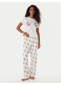 Juicy Couture Piżama JCLPJ225515 Écru Regular Fit ze sklepu MODIVO w kategorii Piżamy damskie - zdjęcie 187325130