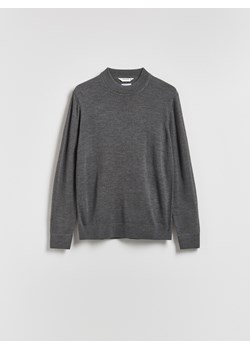 Reserved - Sweter z wełny merino - szary ze sklepu Reserved w kategorii Swetry męskie - zdjęcie 187325622