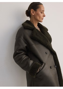Reserved - Kurtka z kożuchem - zielony ze sklepu Reserved w kategorii Kurtki damskie - zdjęcie 187325650