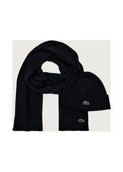 Lacoste Wełniany szal + czapka ze sklepu Gomez Fashion Store w kategorii Czapki zimowe męskie - zdjęcie 187327990