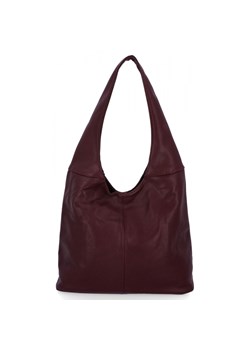 Uniwersalne Torebki Damskie Shopper Bag firmy Hernan HB0141 Ciemno Bordowa ze sklepu PaniTorbalska w kategorii Torby Shopper bag - zdjęcie 187328520
