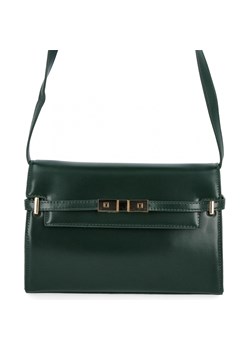 Elegancka Torebka Damska Listonoszka firmy Herisson 17R506 Butelkowa Zieleń ze sklepu PaniTorbalska w kategorii Listonoszki - zdjęcie 187328634