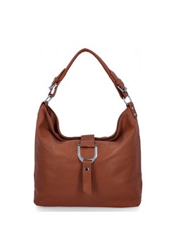 Klasyczna Torebka Damska Na Ramię firmy Herisson 16B376 Ruda ze sklepu PaniTorbalska w kategorii Torebki hobo - zdjęcie 187328814