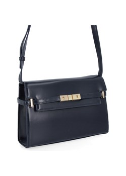 Elegancka Torebka Damska Listonoszka firmy Herisson 17R506 Granatowa ze sklepu PaniTorbalska w kategorii Listonoszki - zdjęcie 187328943