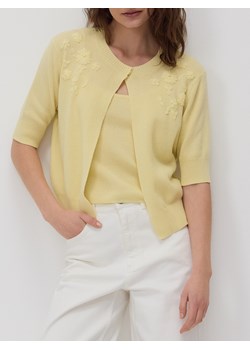 Reserved - Sweter z dzianinowym topem - jasnożółty ze sklepu Reserved w kategorii Swetry damskie - zdjęcie 187329080