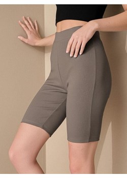 Sinsay - Szorty kolarki w prążek - brązowy ze sklepu Sinsay w kategorii Szorty - zdjęcie 187329192