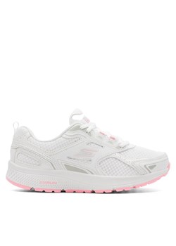 Sneakersy Skechers GO RUN CONSISTENT 128075 WPK Biały ze sklepu eobuwie.pl w kategorii Buty sportowe damskie - zdjęcie 187330173