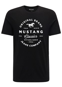 MUSTANG ALEX C PRINT MĘSKI T-SHIRT KOSZULKA LOGO TEE BLACK 1015052 4142 ze sklepu YouNeedit.pl w kategorii T-shirty męskie - zdjęcie 187330284