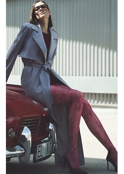 Rajstopy damskie w kwiatowy wzór bordowe Carmela 40 DEN, Kolor bordowy, Rozmiar 3, Gabriella ze sklepu Primodo w kategorii Rajstopy - zdjęcie 187330462