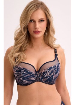 Gaia biustonosz półusztywniany semi-soft Sienna 1329, Kolor granatowo-różowy, Rozmiar 80B, Gaia ze sklepu Primodo w kategorii Biustonosze - zdjęcie 187330514