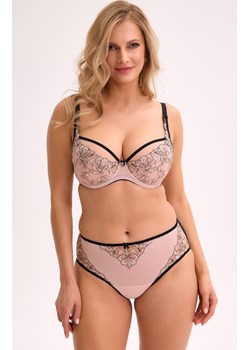 Gaia biustonosz półusztywniany semi-soft Xenia 1332, Kolor różowo-czarny, Rozmiar 80B, Gaia ze sklepu Primodo w kategorii Biustonosze - zdjęcie 187330522